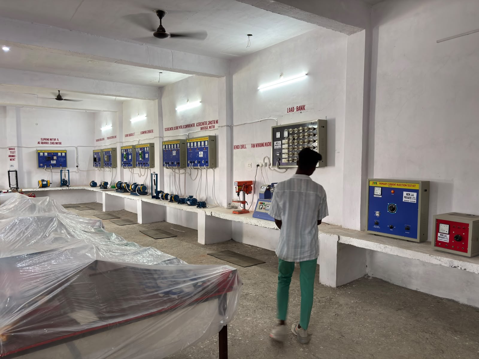 DC & AC motor generator control panels