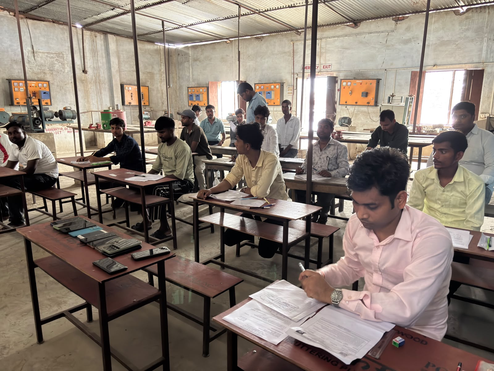 Electrical workshop practical session